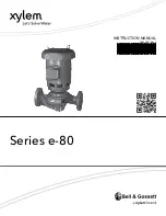 Предварительный просмотр 1 страницы Xylem Bell & Gossett e-80 Series Instruction Manual