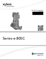 Предварительный просмотр 1 страницы Xylem Bell & Gossett e-80SC Series Instruction Manual