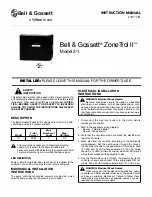 Preview for 1 page of Xylem Bell & Gossett Zone Trol II Z-1 Instruction Manual