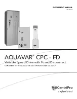 Xylem CentriPro AQUAVAR CPC-FD Supplement Manual preview