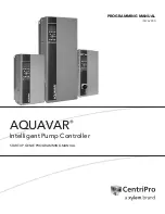 Preview for 1 page of Xylem CentriPro Aquavar Programming Manual