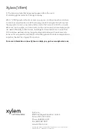 Preview for 20 page of Xylem CentriPro Aquavar Programming Manual