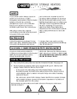 Preview for 4 page of Xylem CWM18-H3 Installation, Operating & Safety Instructions