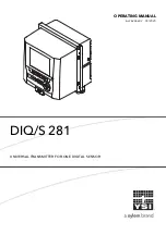 Preview for 1 page of Xylem DIQ/S 281 Operating Manual