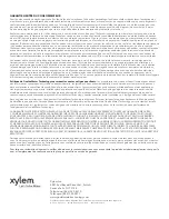 Preview for 20 page of Xylem Ditch Wizard Installation, Operation And Maintenance Manual