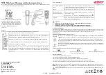 Preview for 1 page of Xylem ebro TFI-54 Operating Instructions Manual