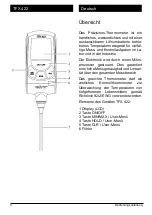 Preview for 4 page of Xylem ebro TFX 422 Manual