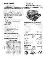 Xylem Flojet 02830000A Installation & Service Information предпросмотр