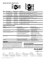 Предварительный просмотр 4 страницы Xylem FLOJET G257 Series Manual