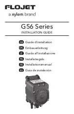 Xylem FLOJET G56 Series Installation Manual предпросмотр