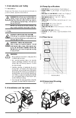 Preview for 3 page of Xylem FLOJET M50 Installation, Operation And Maintenance Manual