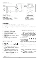 Предварительный просмотр 4 страницы Xylem FLOJET SPC Semi-Submersible Series Installation And Operation Manual