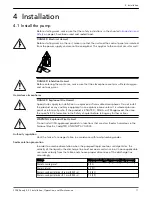 Предварительный просмотр 13 страницы Xylem Flygt 2008 Ready 8 Installation, Operation And Maintenance Manual