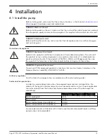 Предварительный просмотр 17 страницы Xylem Flygt 2190 Installation, Operation And Maintenance Manual