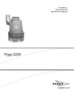 Предварительный просмотр 1 страницы Xylem Flygt 2250 Installation, Operation And Maintenance Manual