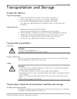 Предварительный просмотр 9 страницы Xylem Flygt 2250 Installation, Operation And Maintenance Manual