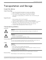 Предварительный просмотр 9 страницы Xylem Flygt 2840.180 Installation, Operation And Maintenance Manual