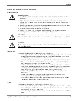 Предварительный просмотр 21 страницы Xylem Flygt 5520 Installation, Operation And Maintenance Manual