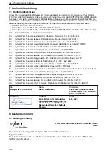 Предварительный просмотр 120 страницы Xylem FLYGT Compit 901 Series Installation, Operation And Maintenance Manual