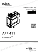 Preview for 1 page of Xylem FLYGT Concertor APP 411 Installation, Operation And Maintenance Manual