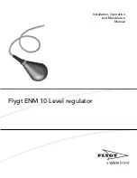 Предварительный просмотр 1 страницы Xylem Flygt ENM 10 Installation, Operation And Maintenace Manual