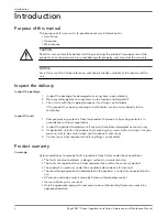 Предварительный просмотр 4 страницы Xylem Flygt ENM 10 Installation, Operation And Maintenace Manual