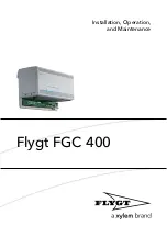 Предварительный просмотр 1 страницы Xylem Flygt FGC 400 Installation, Operation And Maintenance Manual