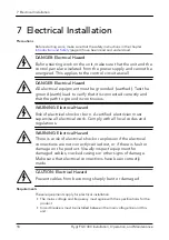 Предварительный просмотр 20 страницы Xylem Flygt FGC 400 Installation, Operation And Maintenance Manual