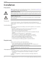 Preview for 12 page of Xylem Flygt JA 112 Installation, Operation And Maintenance Manual