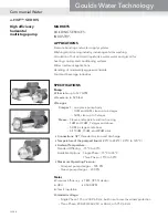 Предварительный просмотр 8 страницы Xylem GOULDS 10HM Technical Manual