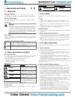 Preview for 6 page of Xylem GOULDS 2GFK2412H Installation, Operation And Maintenance Manual