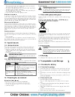 Preview for 7 page of Xylem GOULDS 2GFK2412H Installation, Operation And Maintenance Manual