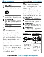 Preview for 12 page of Xylem GOULDS 2GFK2412H Installation, Operation And Maintenance Manual