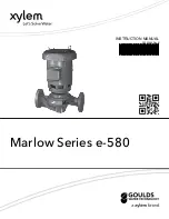 Xylem Goulds e-580-F Instruction Manual preview