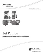 Xylem Goulds HSJ Series Instruction Manual предпросмотр