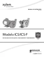 Предварительный просмотр 11 страницы Xylem GOULDS ICS Instruction Manual