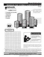 Предварительный просмотр 9 страницы Xylem GOULDS IM252R01 Owner'S Manual