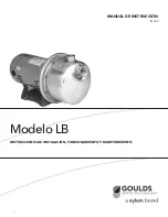 Предварительный просмотр 8 страницы Xylem Goulds LB Series Instruction Manual