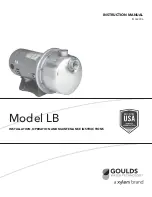 Xylem GOULDS LB Instruction Manual предпросмотр