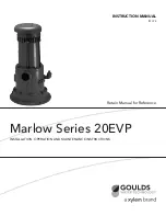 Xylem Goulds Marlow Series Instruction Manual preview