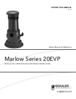 Preview for 1 page of Xylem Goulds Marlow Series Instruction Manual