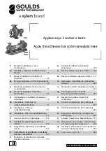 Предварительный просмотр 1 страницы Xylem GOULDS NSC Installation, Operation And Maintenace Manual