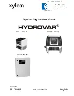 Предварительный просмотр 1 страницы Xylem HYDROVAR HV2.1f Operating Instructions Manual