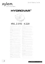 Preview for 1 page of Xylem Hydrovar HVL 2.015 Quick Start Up Manual