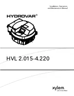 Предварительный просмотр 1 страницы Xylem hydrovar Installation, Operation And Maintenance Manual