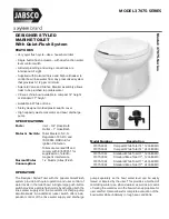 Preview for 1 page of Xylem JABSCO 37075 Series Manual