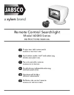 Preview for 1 page of Xylem JABSCO 60080 Series Instruction Manual