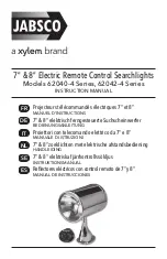 Xylem JABSCO 62040-4 Series Instruction Manual предпросмотр