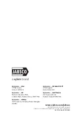 Предварительный просмотр 20 страницы Xylem JABSCO Flexmount 36740-Series Installation And Operation Manual