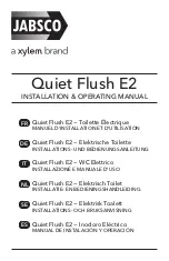 Xylem JABSCO Quiet Flush E2 Installation & Operating Manual preview